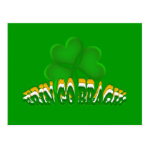 Erin gehen Bragh Postkarte