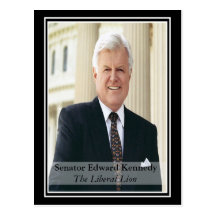 Erinnern an Ted Kennedy Postkarte