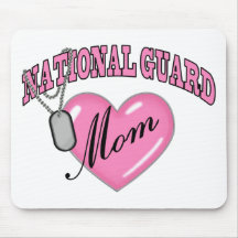 Erkennungsmarke des Nationalgarde-Mamma-Herz-N Mousepads