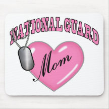 Erkennungsmarke des Nationalgarde-Mamma-Herz-N Mousepads