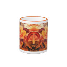 Erntedank-Becher-Herbstlaub Tee Tasse
