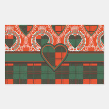 Erskine ScottishTartan Rechteckige Sticker