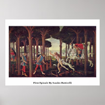 Erste Episode durch Sandro Botticelli Posterdrucke