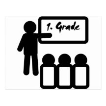 erste Grundschule Postkarte