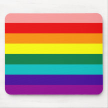 Erste Regenbogen-Gay Pride-Flagge Mousepad