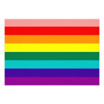 Erste Regenbogen-Gay Pride-Flaggen-Einladung