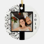 Erste Weihnachtsfoto-Verzierung Weihnachtsbaum Ornamente