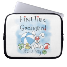Erstes Mal-Großmutter der Jungen-Geschenke Laptop Schutzhüllen