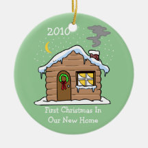Erstes Weihnachten in unserem neuen Zuhause 2010 ( Weihnachtsornament