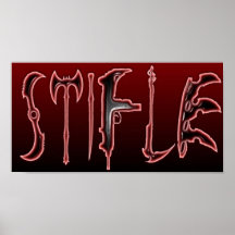 Ersticken Sie Plakat