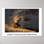 Eruption von Vesuv durch Joseph Wright of Derby Plakate