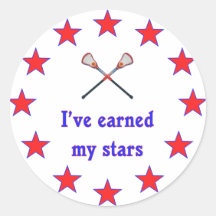 Erwarb meinen Sternen Lacrosse Sticker