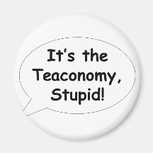 Es ist das Teaconomy, dumm! Kühlschrankmagnet