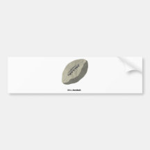 Es ist ein Fußball! Auto Sticker