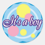 Es ist ein Junge Sticker