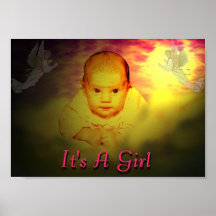Es ist ein Mädchen Poster