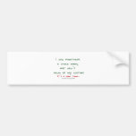 Es ist eine Mannsache: Fall Sheetrock, nicht Kleid Autosticker