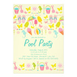 Es ist eine Sommer-Strand-Pool-Party Einladung