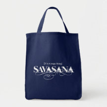 Es ist eine Yoga-Sache Savasana Taschen