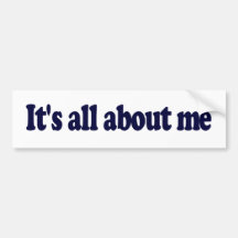 Es ist ganz über mich auto sticker