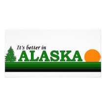 Es ist in Alaska besser Bilderkarte