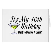 Es ist mein 40. Geburtstag Grußkarten