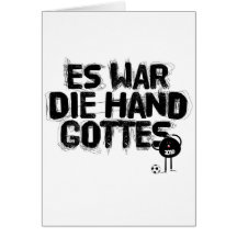 es-Krieg sterben Handgottes Karte