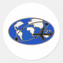 Escadron de Transport 360 Esterel Runde Sticker