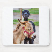 Esel und Lama Mousepad