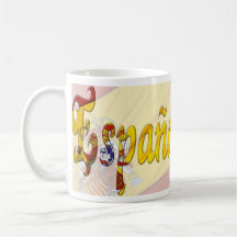 España Banderas ~ Spanisch-Flagge Kaffeetasse