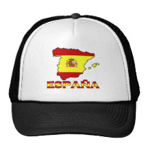 España Fernlastfahrerhut Baseball Caps