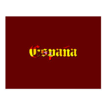 Espana-Flaggenlogo - Flagge von Logo Spaniens Espa Postkarten