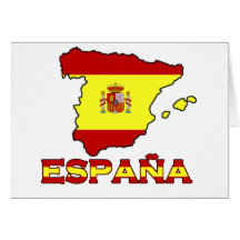 España Grußkarte