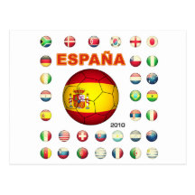 Espana-T-Shirt d7 Postkarte