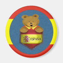 Espana-Taschen-Bär Kühlschrankmagnet