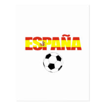 Espana-Weltmeisterschaft 2010 Postkarten