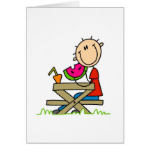 Essen der Wassermelone Karte