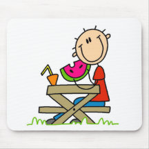 Essen der Wassermelone Mauspad