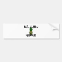Essen Sie Schlaf ANANAS Auto Sticker