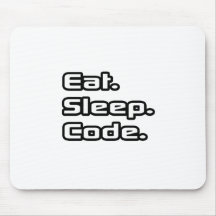 Essen Sie. Schlaf. Code Mousepad