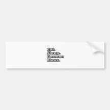 Essen Sie. Schlaf. Deutsche Klasse Auto Sticker