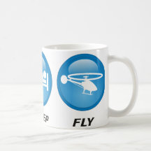 Essen Sie Schlaf-Fliege Kaffeetassen