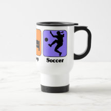 Essen Sie Schlaf-Fußballbecher Teetasse