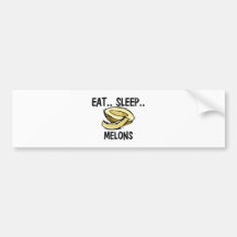 Essen Sie Schlaf MELONEN Auto Sticker
