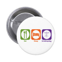 Essen Sie Schlaf tun Anthropologie Button