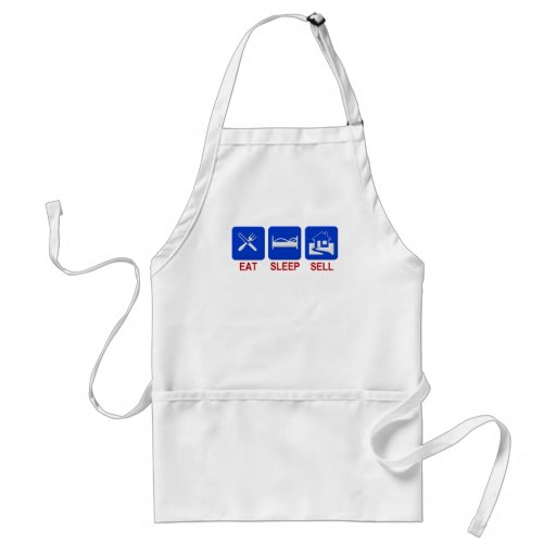 Essen Sie Schlaf-Verkauf Schürzen