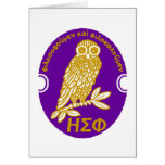 Eta Sigma-Phi Notecard Karte