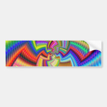 Ethincally flippige Farben Auto Sticker
