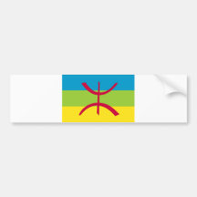 ethnische Flagge des Berber Autoaufkleber
