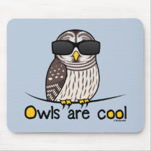 Eulen sind cool! mousepads